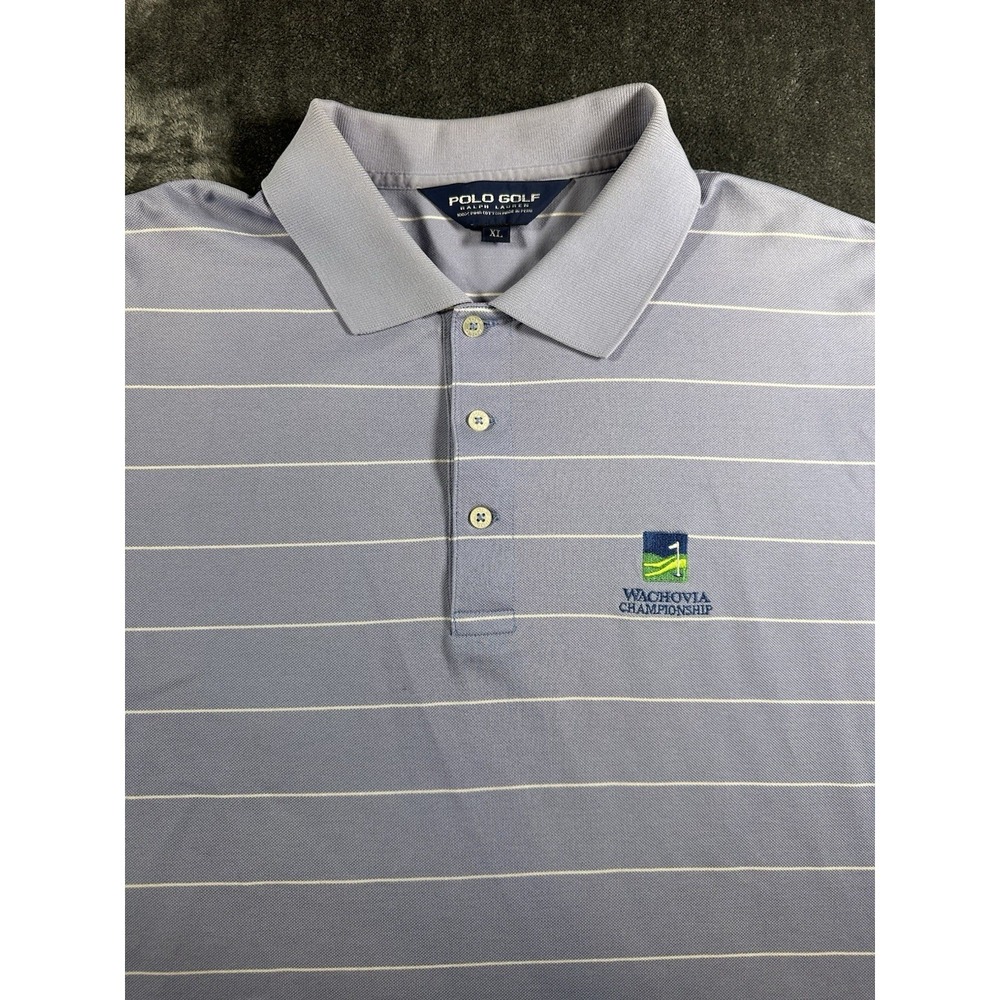 Polo Golf Ralph Lauren FLAW Pima Cotton Polo Shirt  Mens XL Wachovia Champion